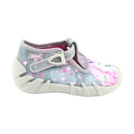 Chaussures enfant Befado 110P363 rose gris 1