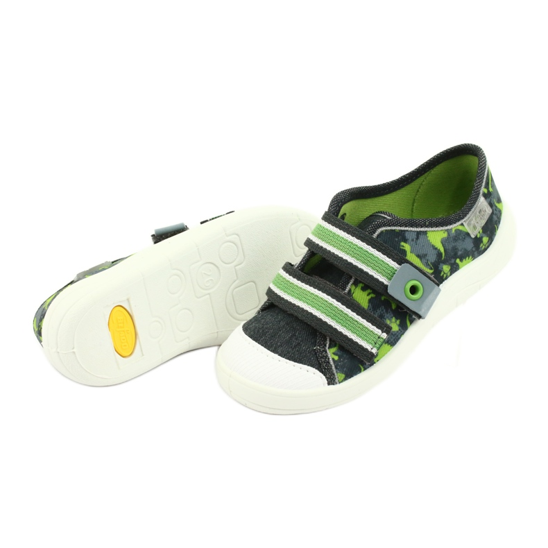 Chaussures enfant Befado 672X067 gris vert 6