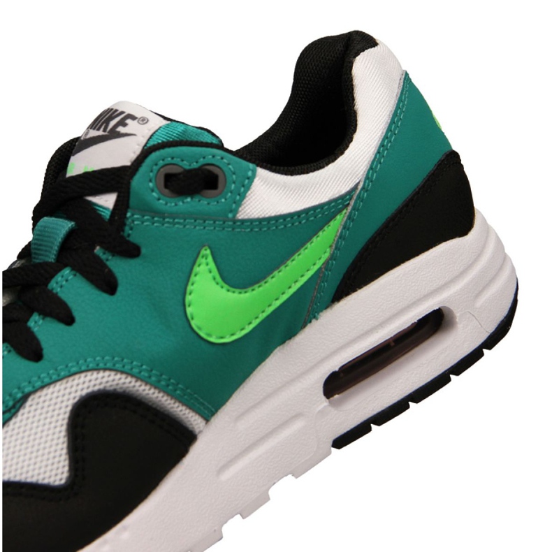 Nike Air Max 1 Gs Jr 807602-111 chaussures noir multicolore vert 1