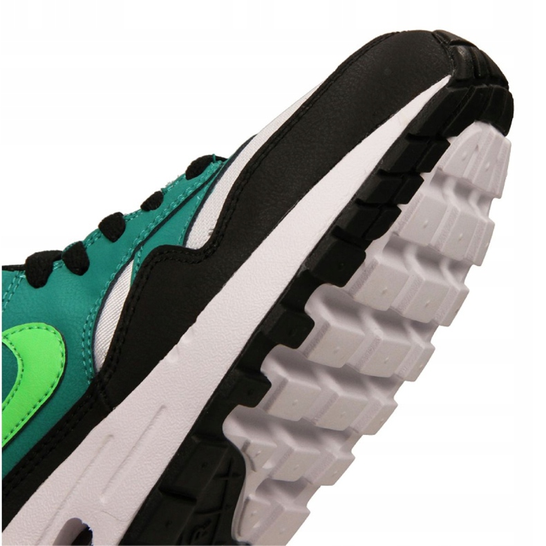 Nike Air Max 1 Gs Jr 807602-111 chaussures le noir multicolore vert 2