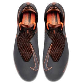 Chaussures de football Nike Phantom Vsn Elite Df Ag Pro M AO3261-080 blanche le noir 1