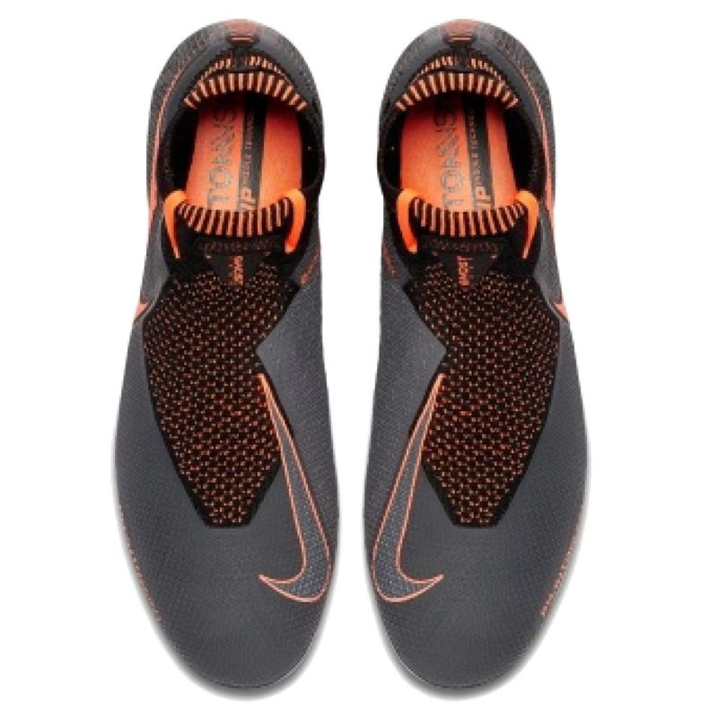 Chaussures de football Nike Phantom Vsn Elite Df Ag Pro M AO3261-080 blanche le noir 1