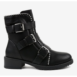 Bottes isolées plates noires Z149 le noir 2