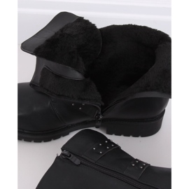 Bottes militaires noires isolées noir 1952-30 Noir le noir 2