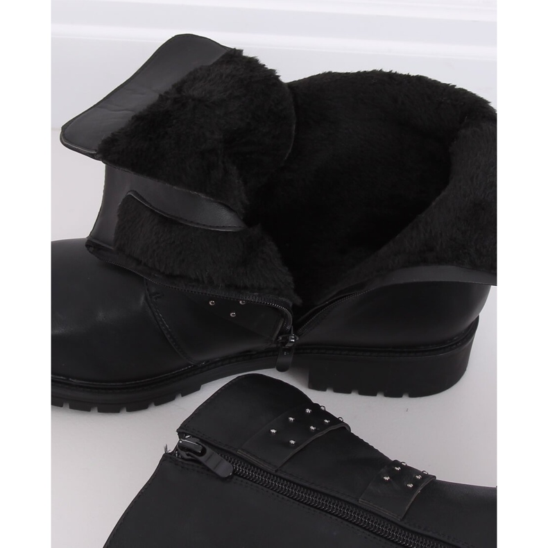 Bottes militaires noires isolées noir 1952-30 Noir 2