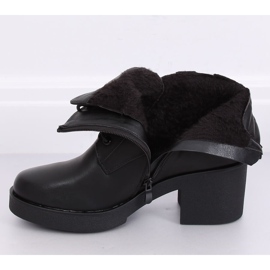 Bottines noires à semelles épaisses 2097 Noir le noir 1