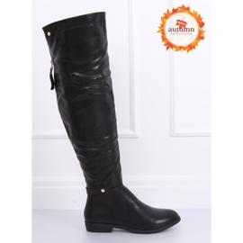 Bottes d'équitation noires, mousquetaires noirs 1943-50A le noir 1