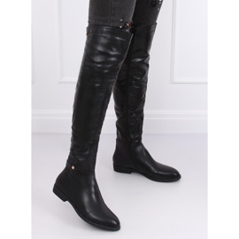 Bottes d'équitation noires, mousquetaires noirs 1943-50A le noir 2