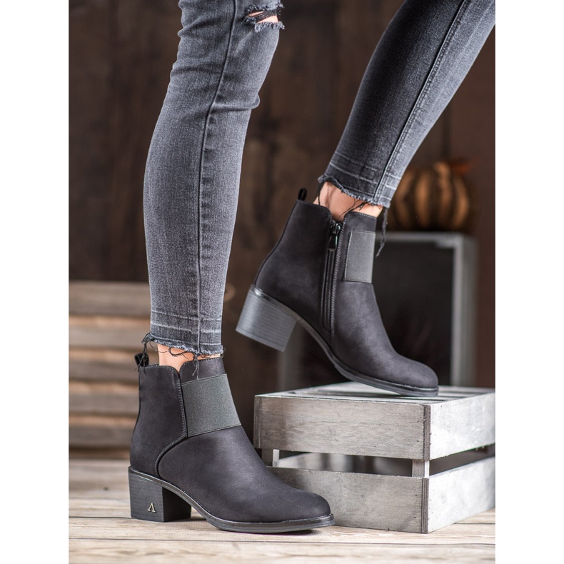SHELOVET Bottes noires le noir 1 SHELOVET Bottes noires le noir 1