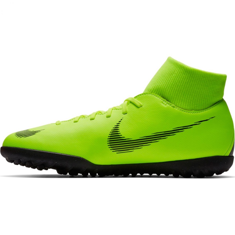 Nike Mercurial Superfly 6 Club Tf M AH7372 701 chaussures de football multicolore vert 1
