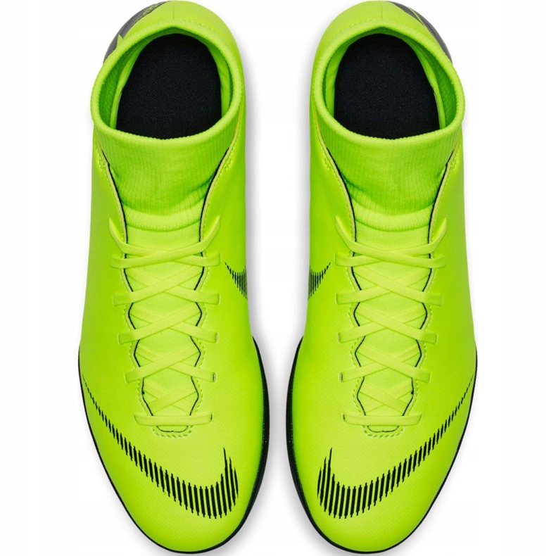 Nike Mercurial Superfly 6 Club Tf M AH7372 701 chaussures de football multicolore vert 2