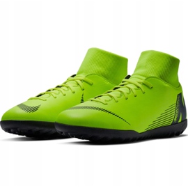 Nike Mercurial Superfly 6 Club Tf M AH7372 701 chaussures de football multicolore vert 3