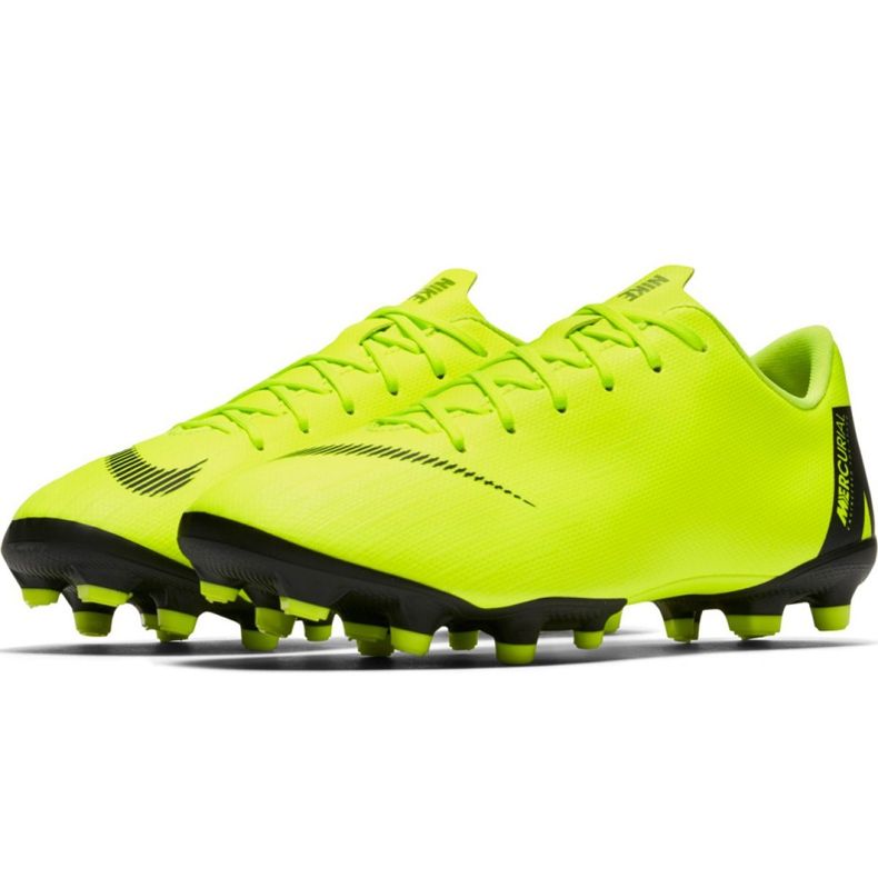 Nike Mercurial Vapor 12 Academy Mg Jr AH7347 701 chaussures de football multicolore jaune 2