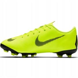 Nike Mercurial Vapor 12 Academy Mg Jr AH7347 701 chaussures de football multicolore jaune 3