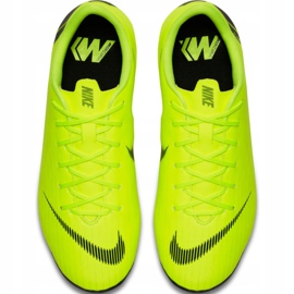 Nike Mercurial Vapor 12 Academy Mg Jr AH7347 701 chaussures de football multicolore jaune 4