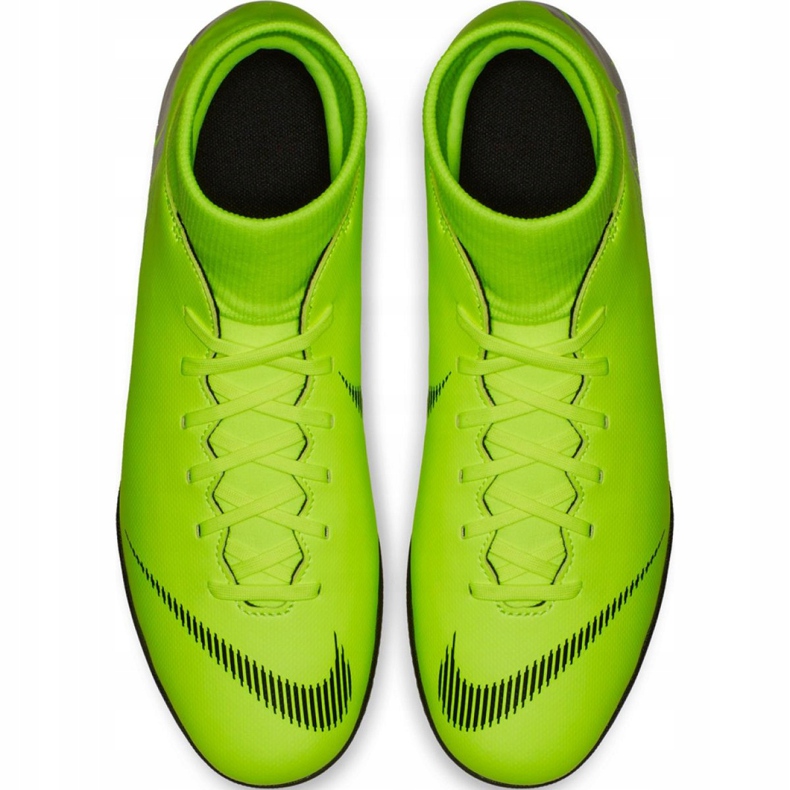 Nike Mercurial Superfly X 6 Club Ic M AH7371 701 chaussures de football multicolore vert 2