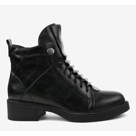 Bottes isolées plates noires CR-3366 le noir 2