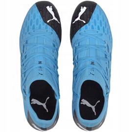Chaussures de foot Puma Future 5.3 Netfit Fg Ag M 105756 01 bleu bleu 1