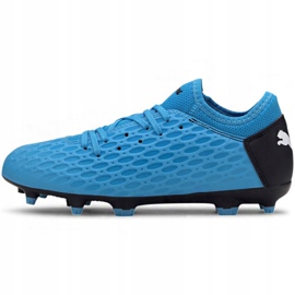 Chaussures de football Puma Future 5.4 Fg Ag Jr 105810 01 bleu marine bleu 2