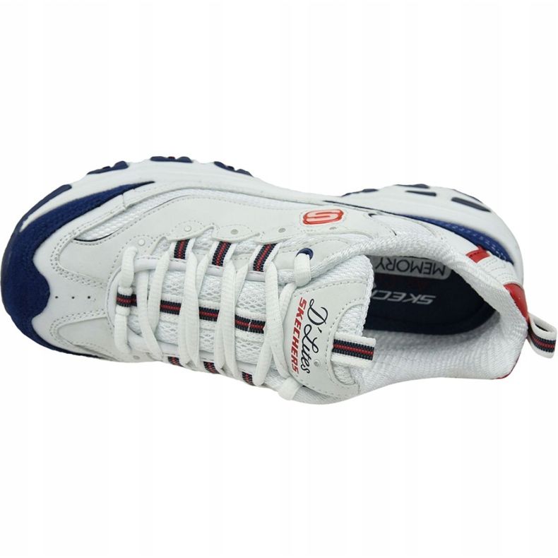 Chaussures Skechers D'Lites W 13148-WNVR blanc 2