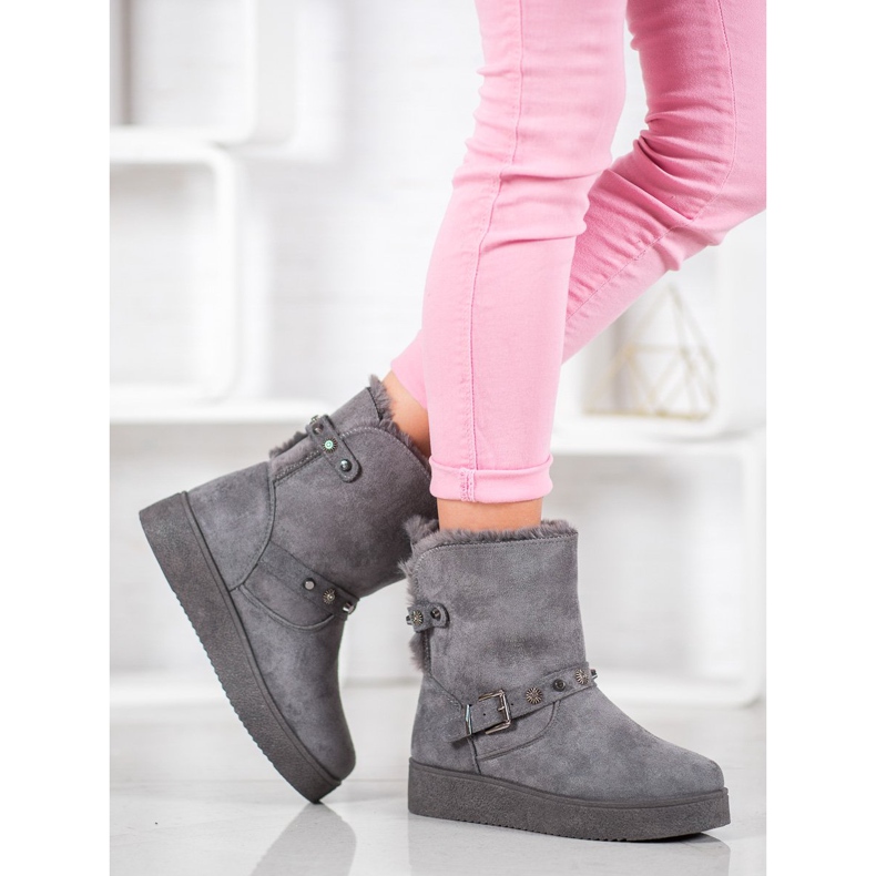 SHELOVET Mukluki avec jets gris 2