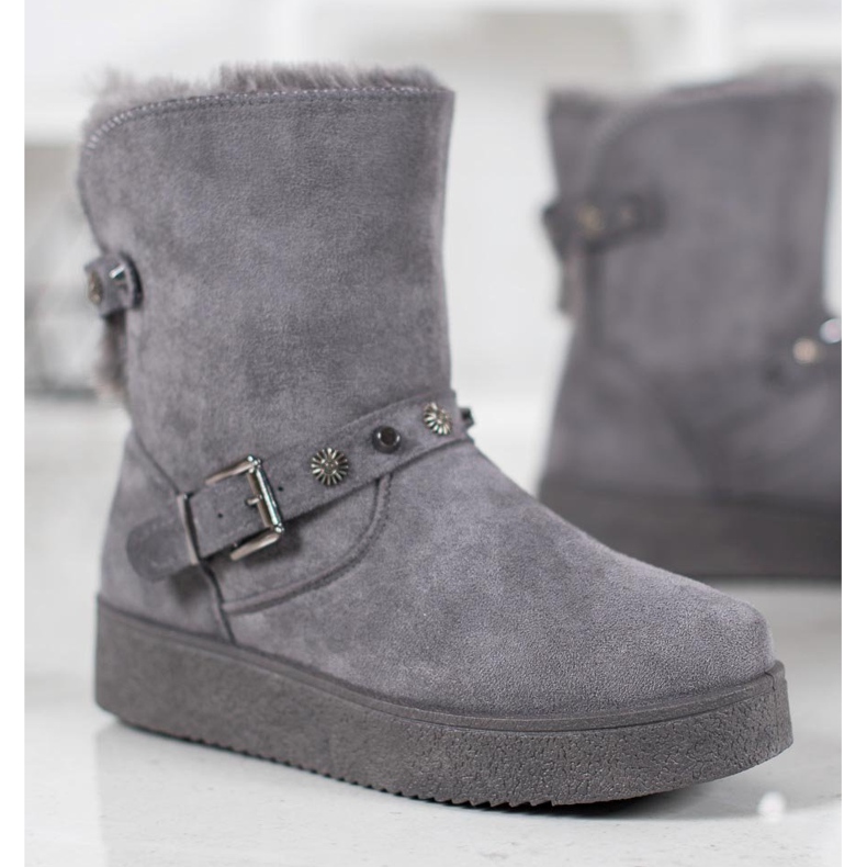 SHELOVET Mukluki avec jets gris 1