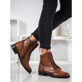 Bottines élégantes VINCEZA brun 1