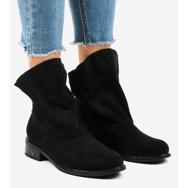 Bottes isolantes plates noires 6672-6 le noir 1 Bottes isolantes plates noires 6672-6 le noir 1