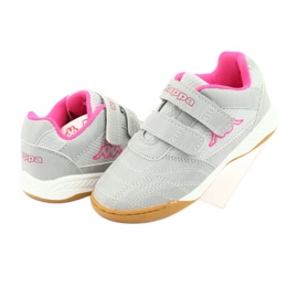 Chaussures Kappa Kickoff Jr 260509K 1522 rose gris 4 Chaussures Kappa Kickoff Jr 260509K 1522 rose gris 4