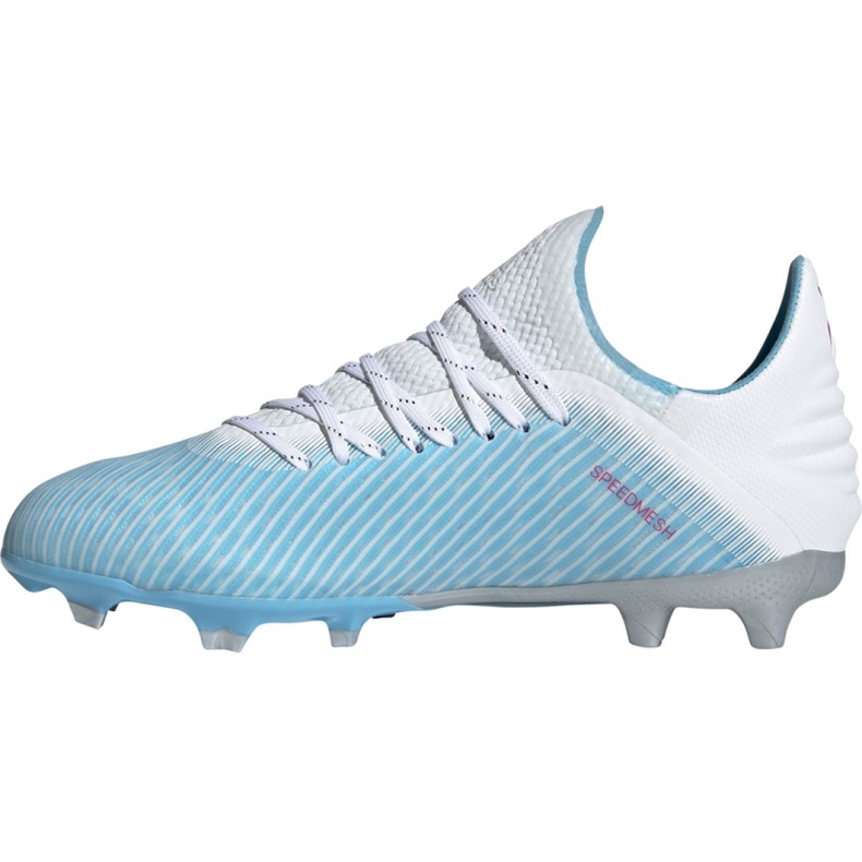 Les chaussures de football adidas X 19.1 Fg Jr F35684 multicolore bleu 1