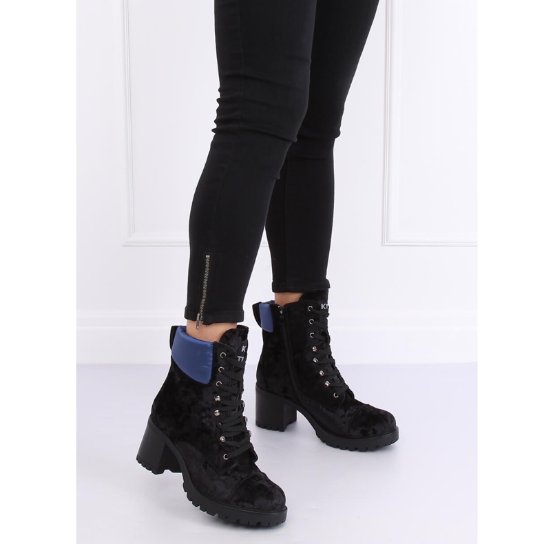 Travailleurs en velours noir K1835203 Negro 2