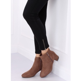 Bottines à talons beiges K1825116 Taupe 1 Bottines à talons beiges K1825116 Taupe 1