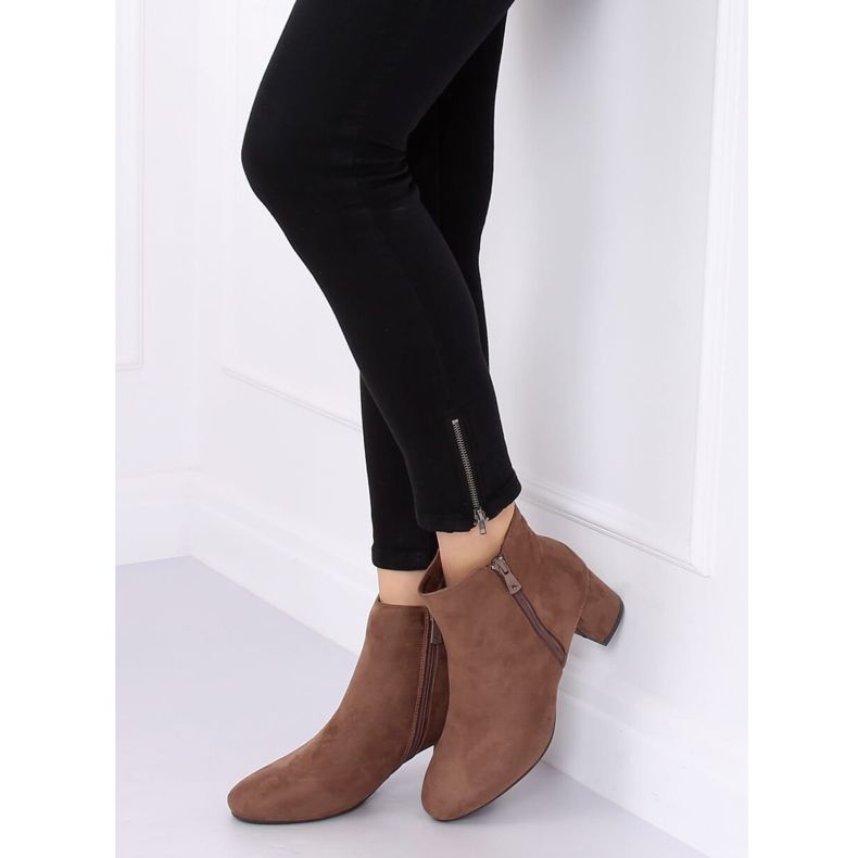 Bottines à talons beiges K1825116 Taupe 1 Bottines à talons beiges K1825116 Taupe 1