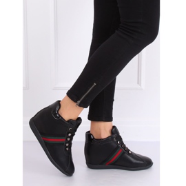 Chaussures noires sur un coin caché K1833909 Negro 1