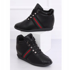 Chaussures noires sur un coin caché K1833909 Negro le noir 3