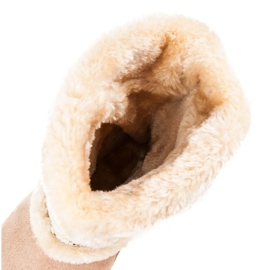 Badoxx Bottes de neige à motif ethnique brun 4