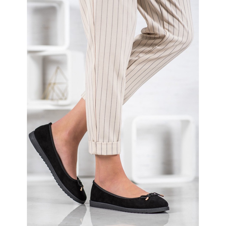 Sixth Sense Ballerine Avec Un Noeud noir 1