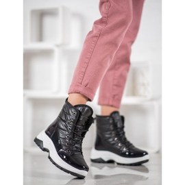 SHELOVET Bottes de neige de sport le noir 1 SHELOVET Bottes de neige de sport le noir 1