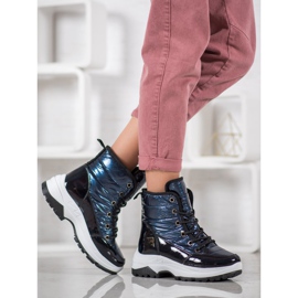 SHELOVET Bottes de neige de sport bleu 1