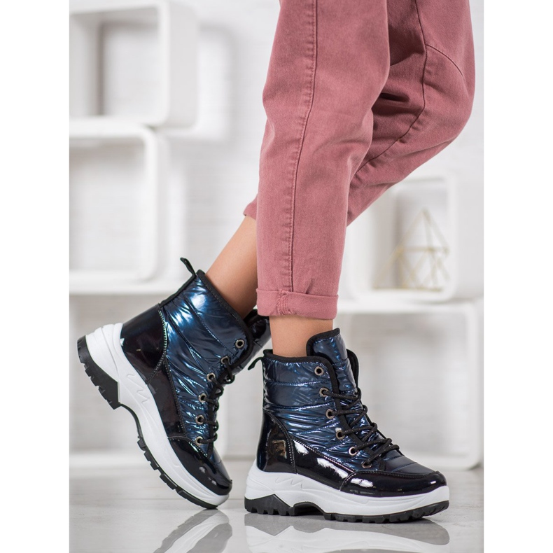 SHELOVET Bottes de neige de sport bleu 1