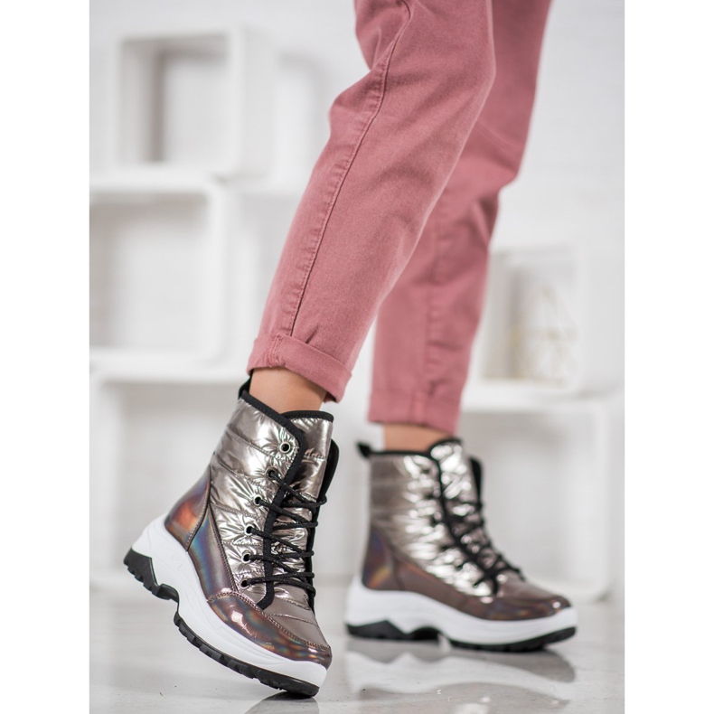 SHELOVET Bottes de neige de sport jaune 1 SHELOVET Bottes de neige de sport jaune 1