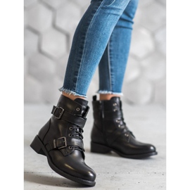 SHELOVET Travailleurs chauds avec fermoirs le noir 1