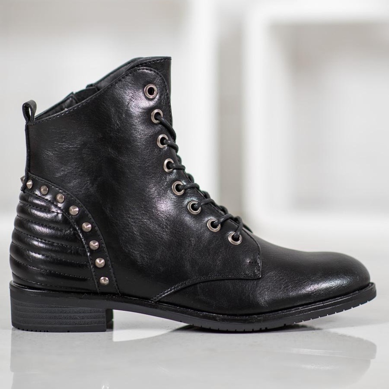Bottines élégantes VINCEZA noir 1
