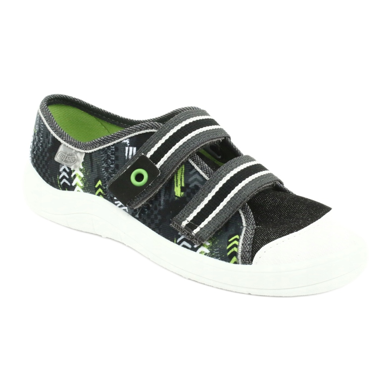 Chaussures pour enfants Befado 672Y069 noir gris vert 1