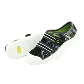Chaussures pour enfants Befado 672Y069 noir gris vert 5