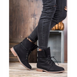 Queentina Trappeurs élégants noir 1