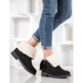 Kayla Bottines en daim le noir 3