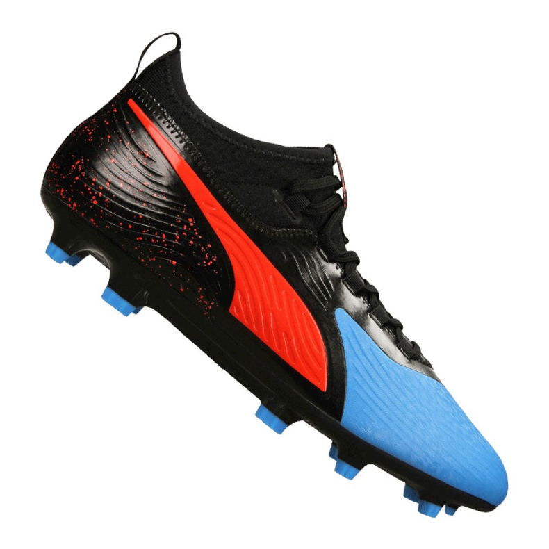 Chaussures de foot Puma One 19.3 Syn Fg / Ag M 105487-01 multicolore noir 1