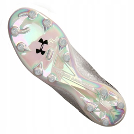 Under Armour Magnetico Pro Fg M 3000 111-100 chaussures de football blanche gris 2