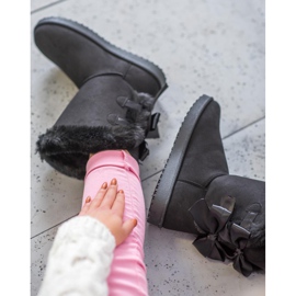 Haut Mukluki avec nœuds le noir 2 Haut Mukluki avec nœuds le noir 2